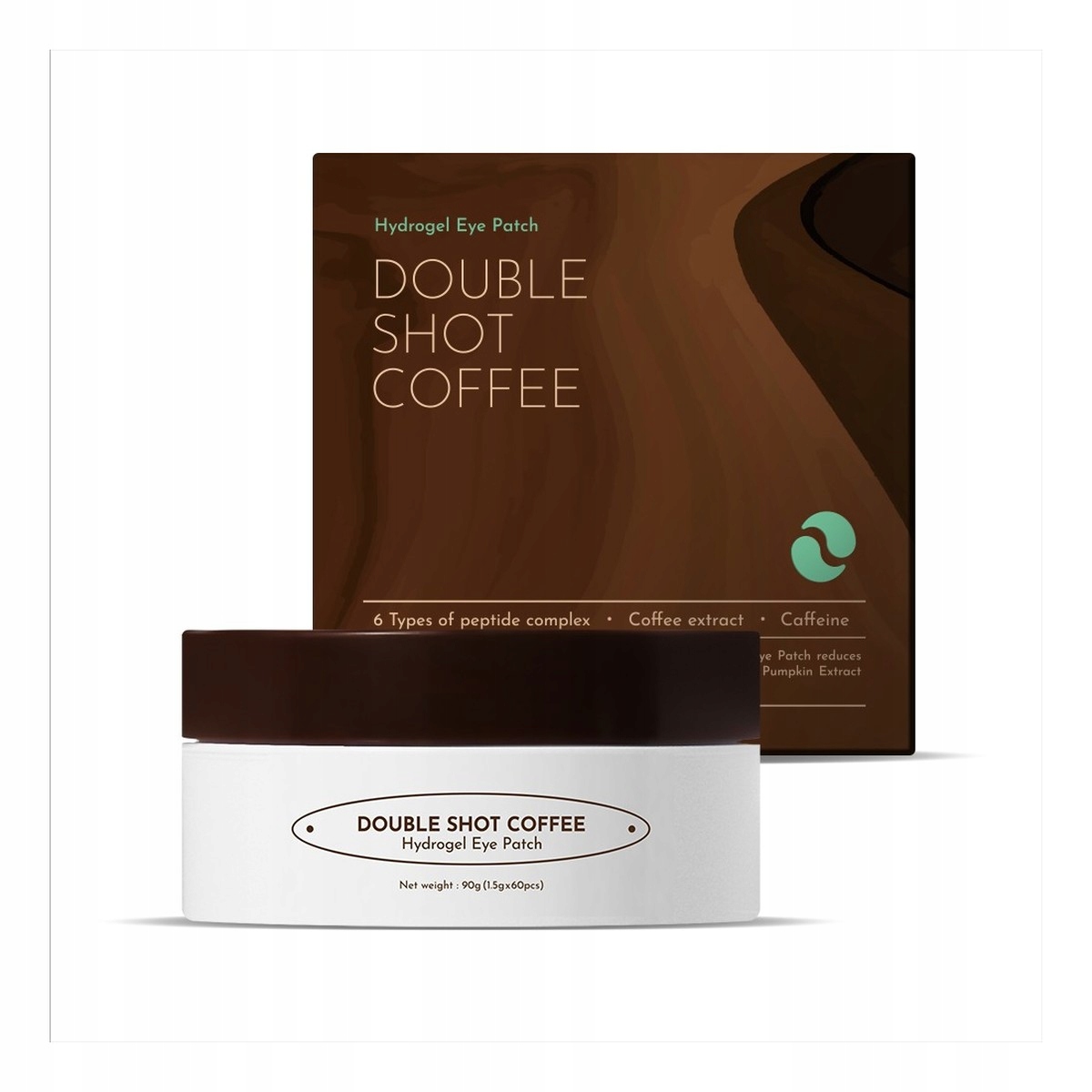 Orjena Hydrogelové Náplasti pod oči Double Shot Coffee 90 g
