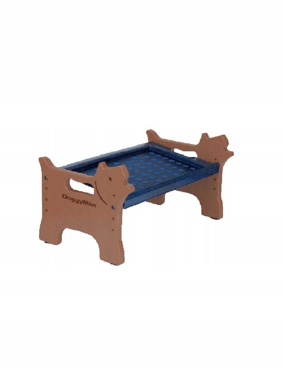 Stół Na Karmę Dla Psa Regulowany Naturalne Drewno