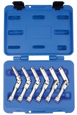 Sada Kloubových Nástavců 3/8 6Č. Pro Žárovky