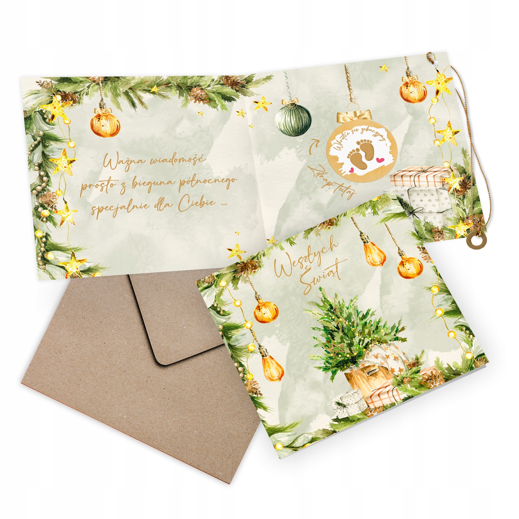 

Kartka jestem w ciąży informacja o dziecku zdrapka