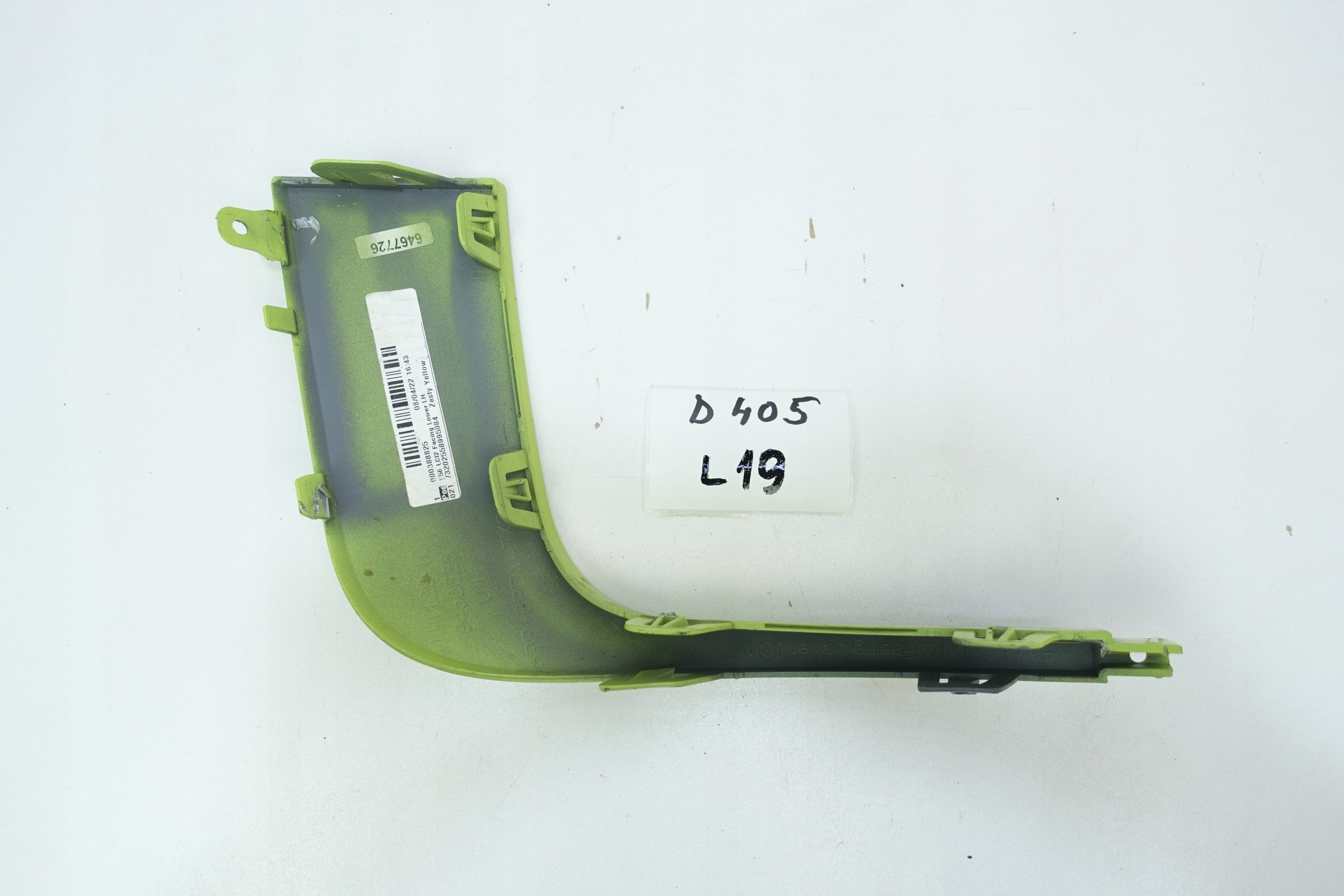moulding SPOILER bumper left front MINI F56 9450623