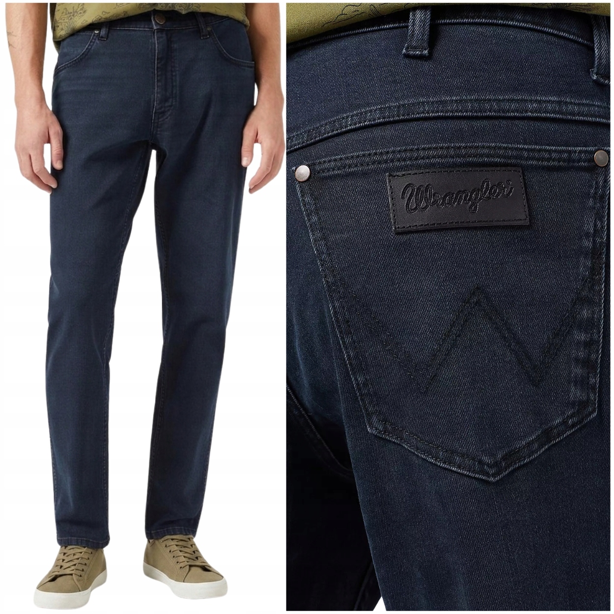 Wrangler River regular tapered Cloudy klasické džínové kalhoty W33 L30
