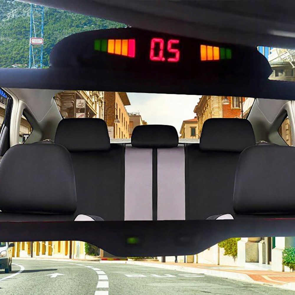 4X CZUJNIKI COFANIA PARKOWANIA WYŚWIETLACZ ZESTAW PRZÓD TYŁ SREBRNE EAN (GTIN) 6942422683734