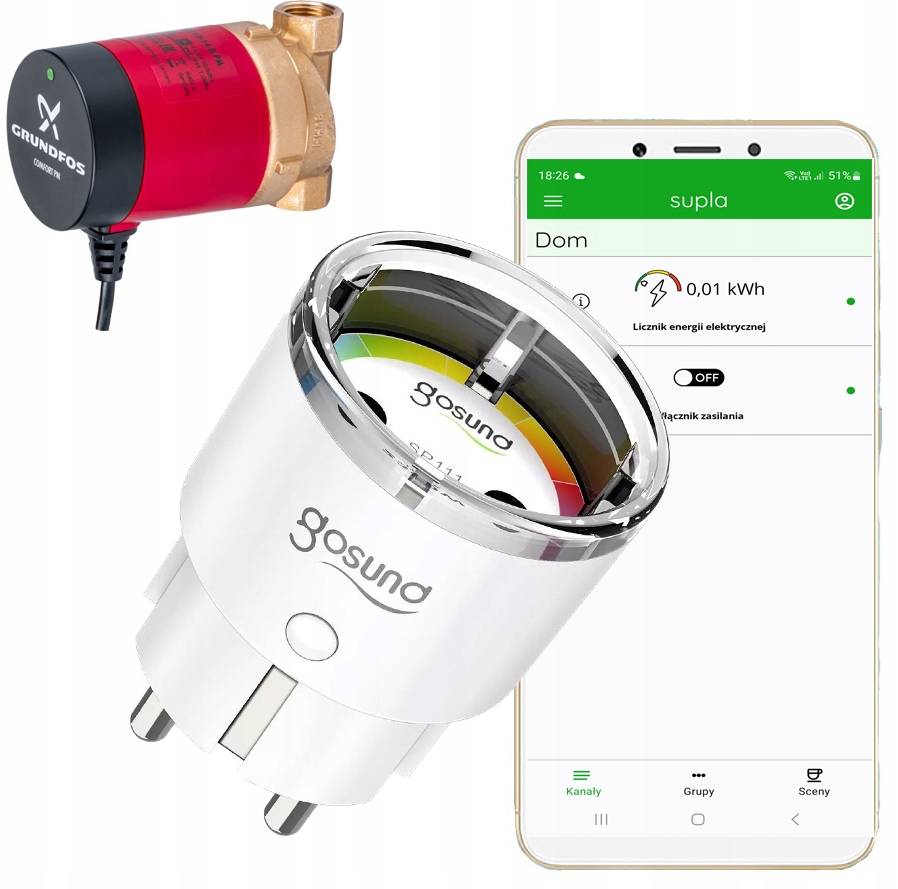 Sterownik Pompy Cyrkulacyjnej C.w.u Sterowanie Pompą WiFi