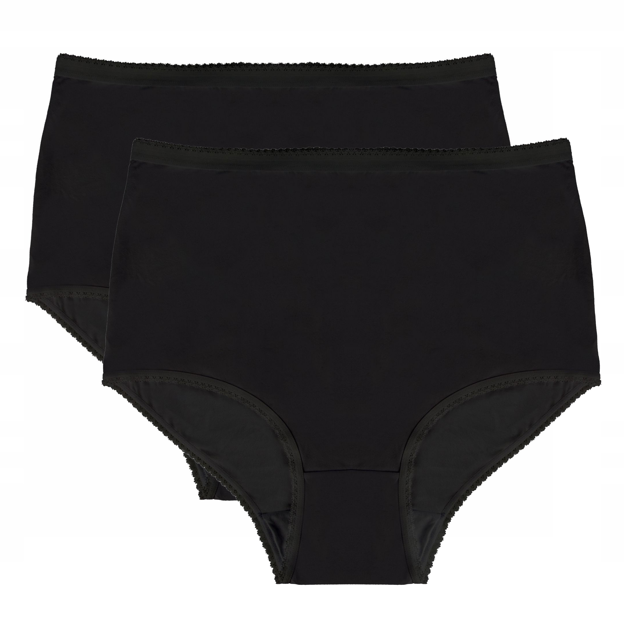 

Bielizna damska wysoki stan, czarne 2 pack, r.3XL