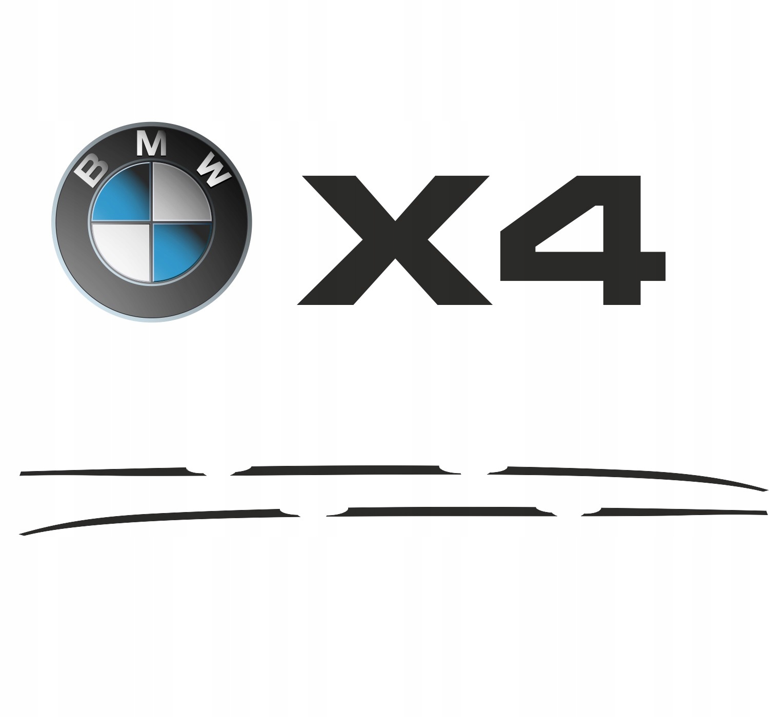 Samolepky bočních pásů pod kliky Bmw X4 Performance