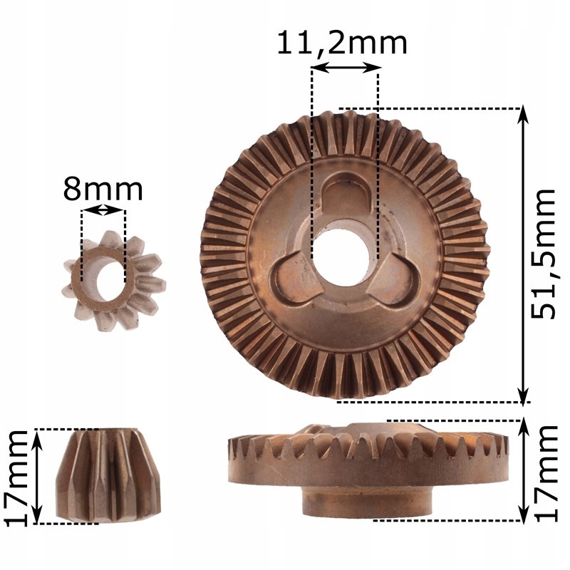 

Przekładnia Bosch GWS9-125 GWS11-125 GWS12-125 Gws