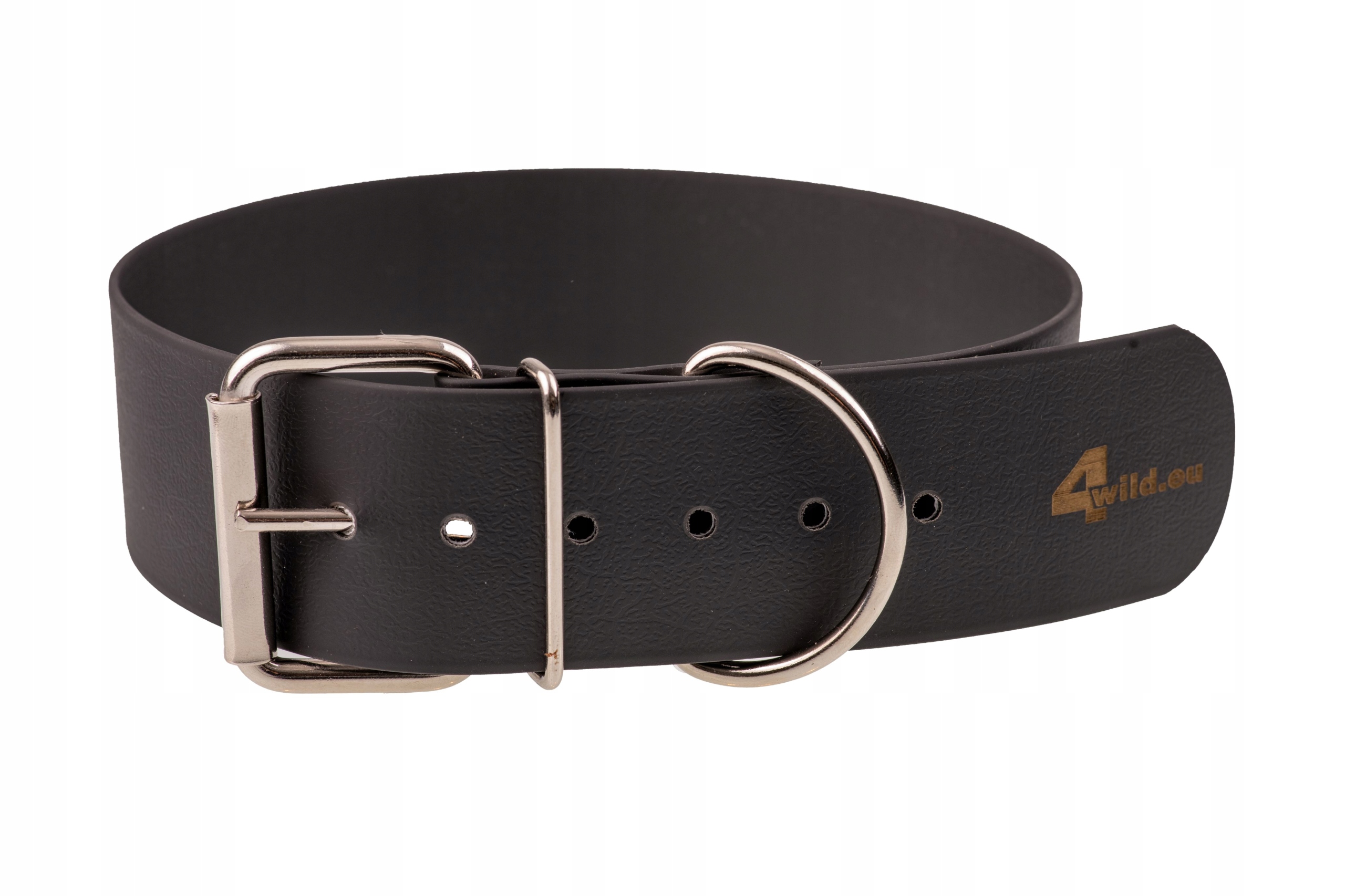 Levně Obojek BioThane voděodolný 50 mm černý 55-65 cm