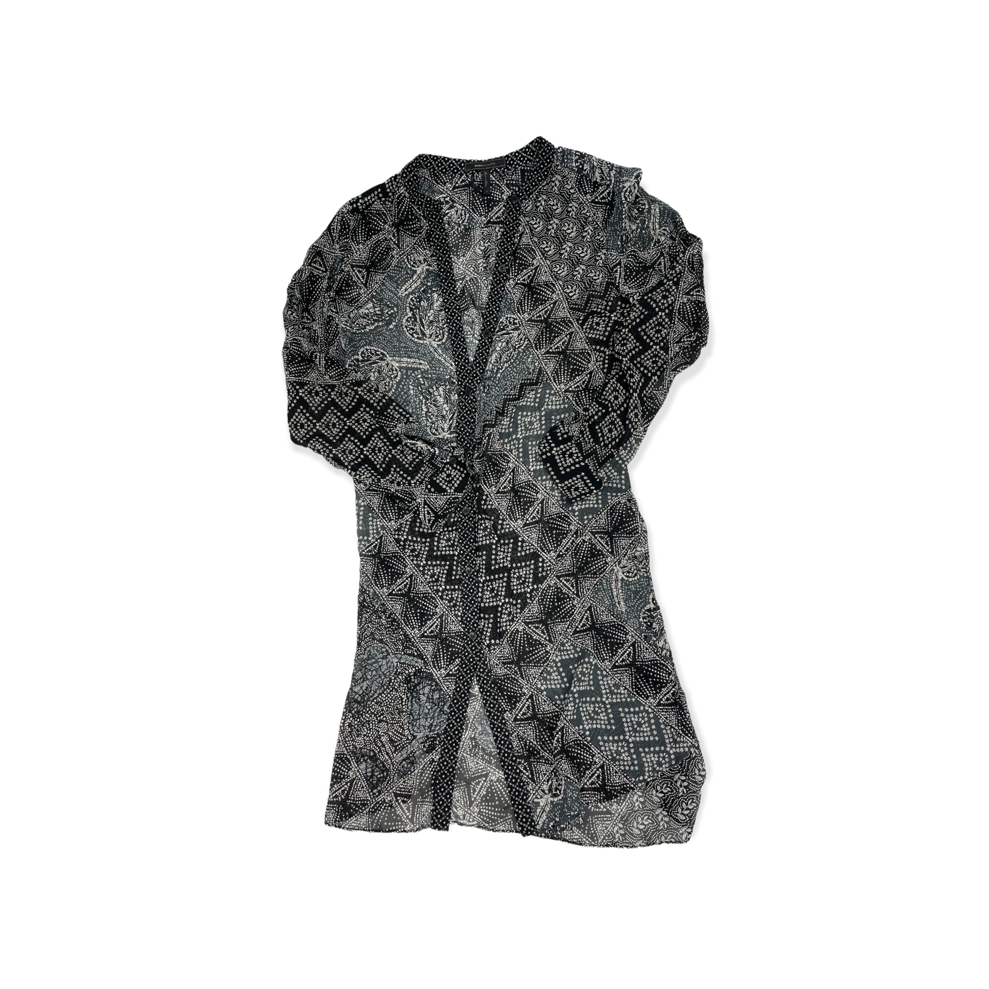 Dlouhý rozepínací dámský přehoz Bcbg Maxazria L
