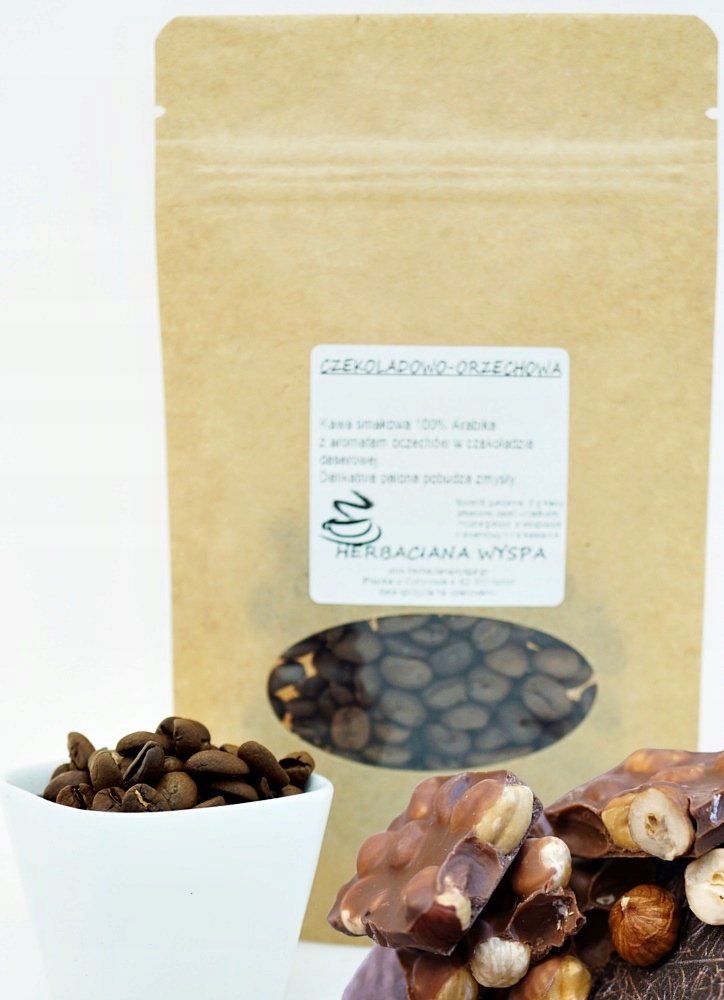 Levně Káva Čokoládovo-ořechová 1 kg zrnková – melíme