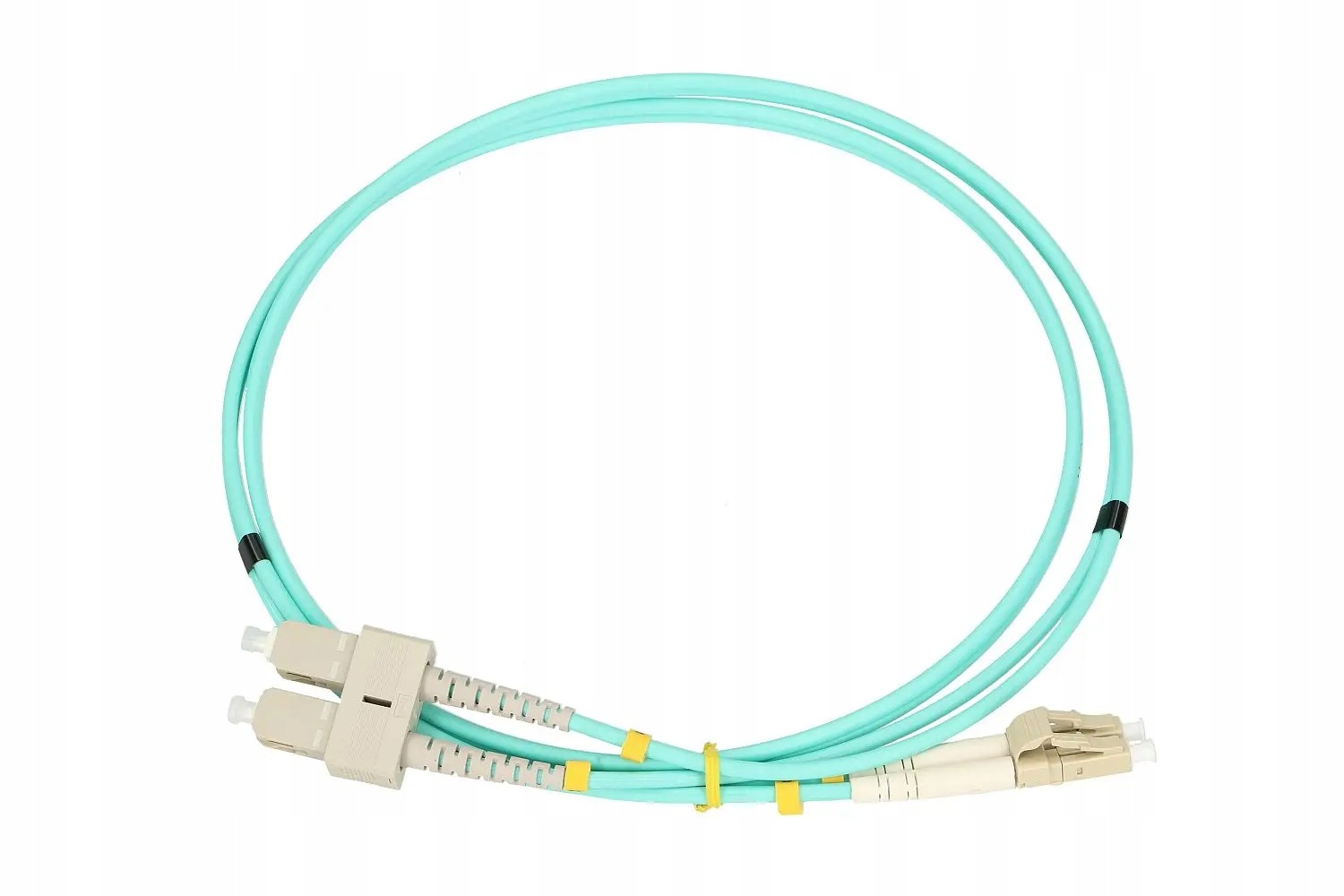Extralink LC/ Upc- Sc/ Upc Patchcord Wielomodowy, OM3, Duplex, 3mm, 5m