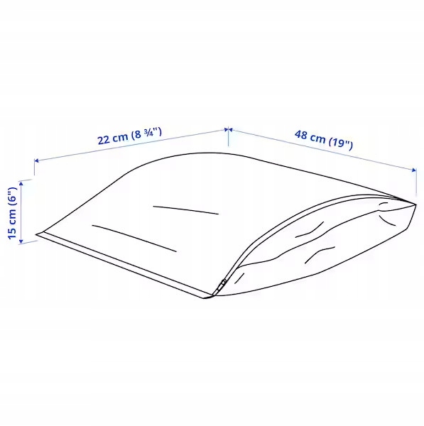 IKEA pojemnik NA BUTY torba PARKLA 48x22cm TANIO Marka Ikea