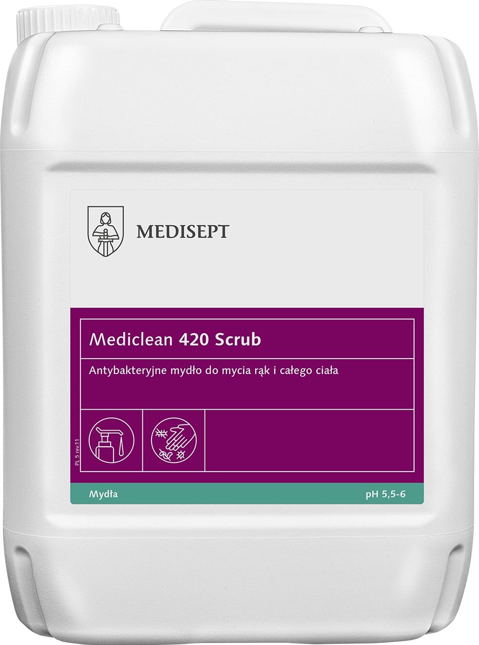 

Mydło antybakteryjne Medisept Mediclean 420 5l