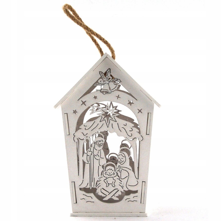 

Lampion Biały Drewniany Na Roraty Dla Dzieci