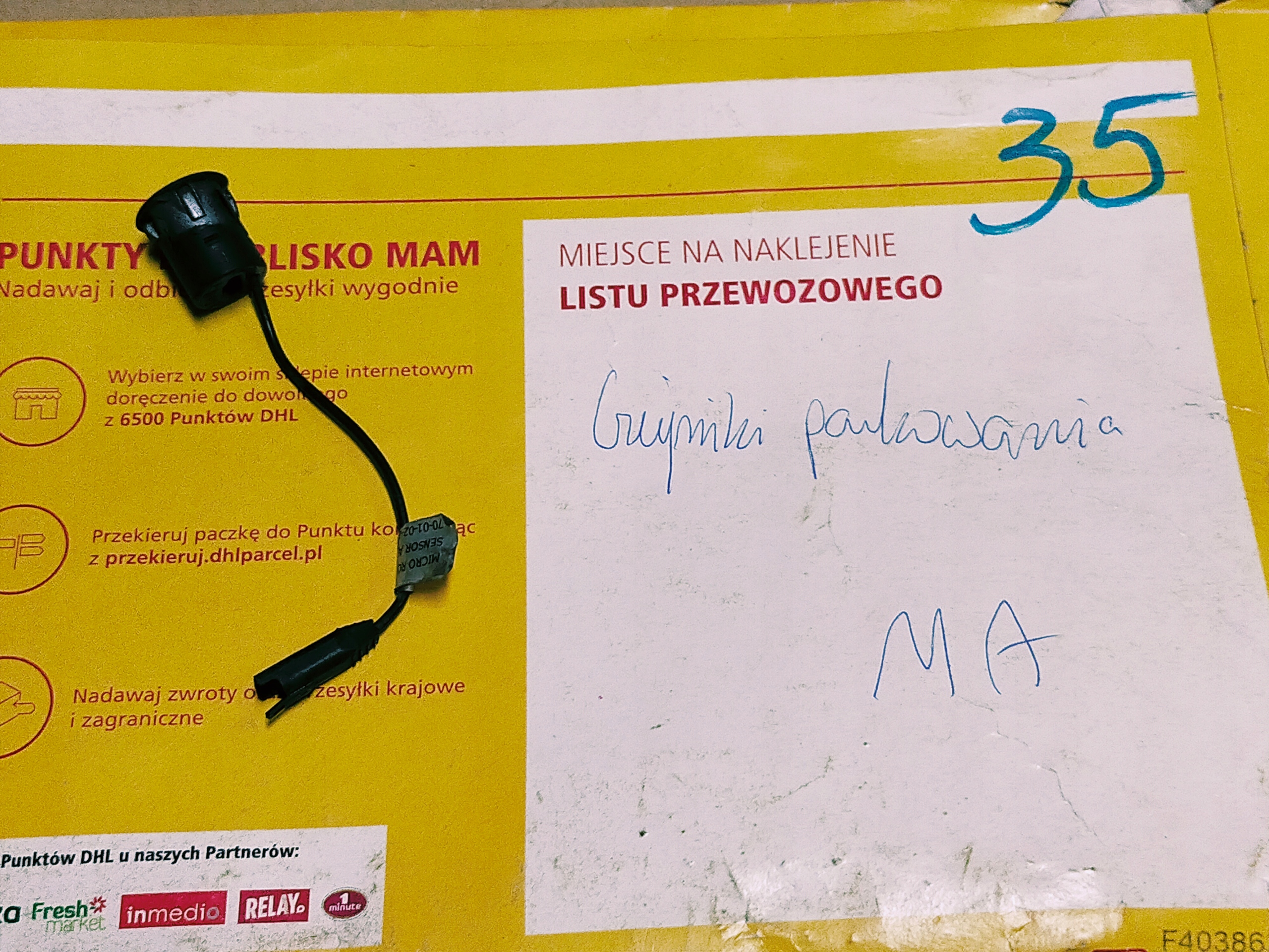Sensor PARKOWNIA OPEL MERIVA A