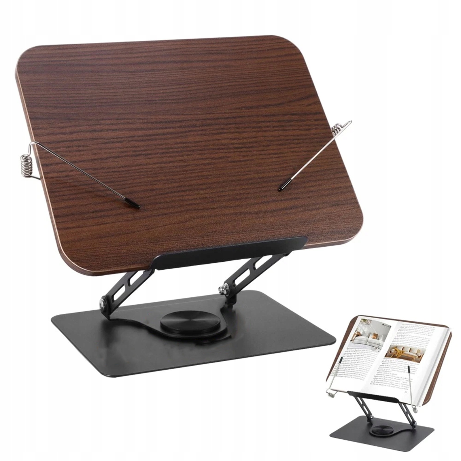 Podstawka Pod Tablet, Laptop, Książka Do Czytania, Drewniana, Regulowana