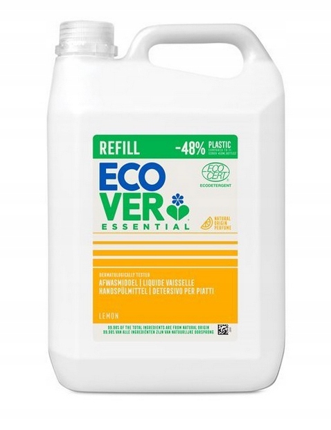 Tekutý Prostředek Na Mytí Nádobí Ecover Citronový 5 L 8A115