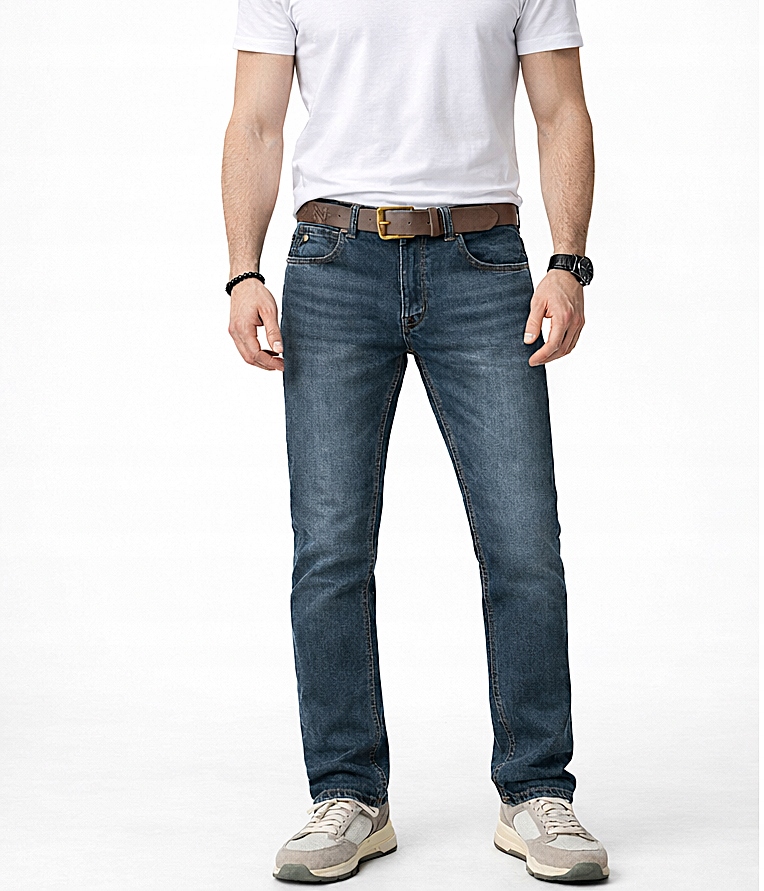 pánské džínové kalhoty M.Sara jednoduché velikost 35