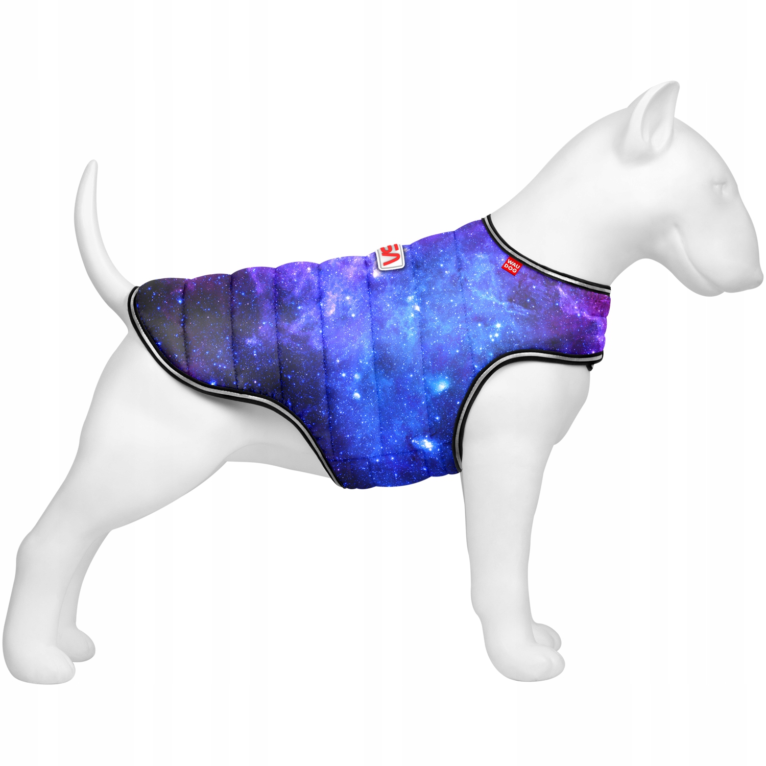 Levně Bunda pro psa pláštěnka zateplená nastavitelná na suchý zip, lehká, NASA21, vel. L