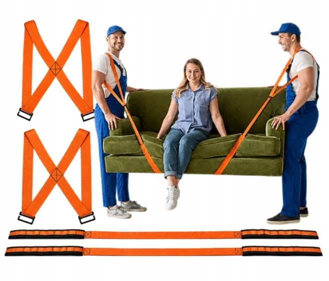 PASY DO PRZENOSZENIA MEBLI GABARYTÓW SZELKI TRANSPORTOWE PRZEPROWADZKI