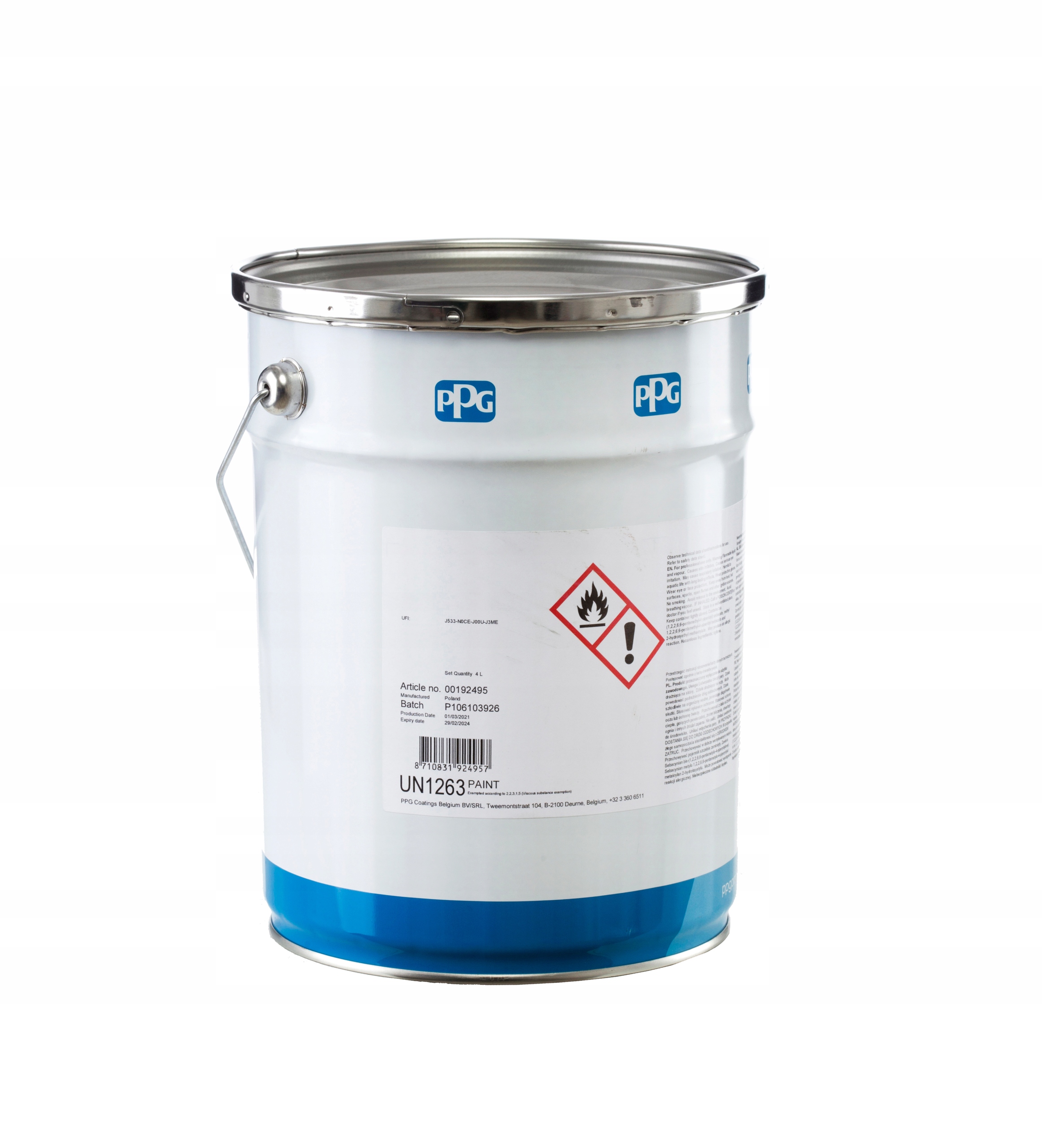 Farba okrętowa alkidowa reaktywna na rdzę Sigmafast 20 5l 7kg szara