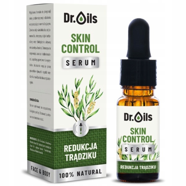 Dr. Oils Serum Kontrola skóry, REDUKCJA TRĄDZIKU 30 ml