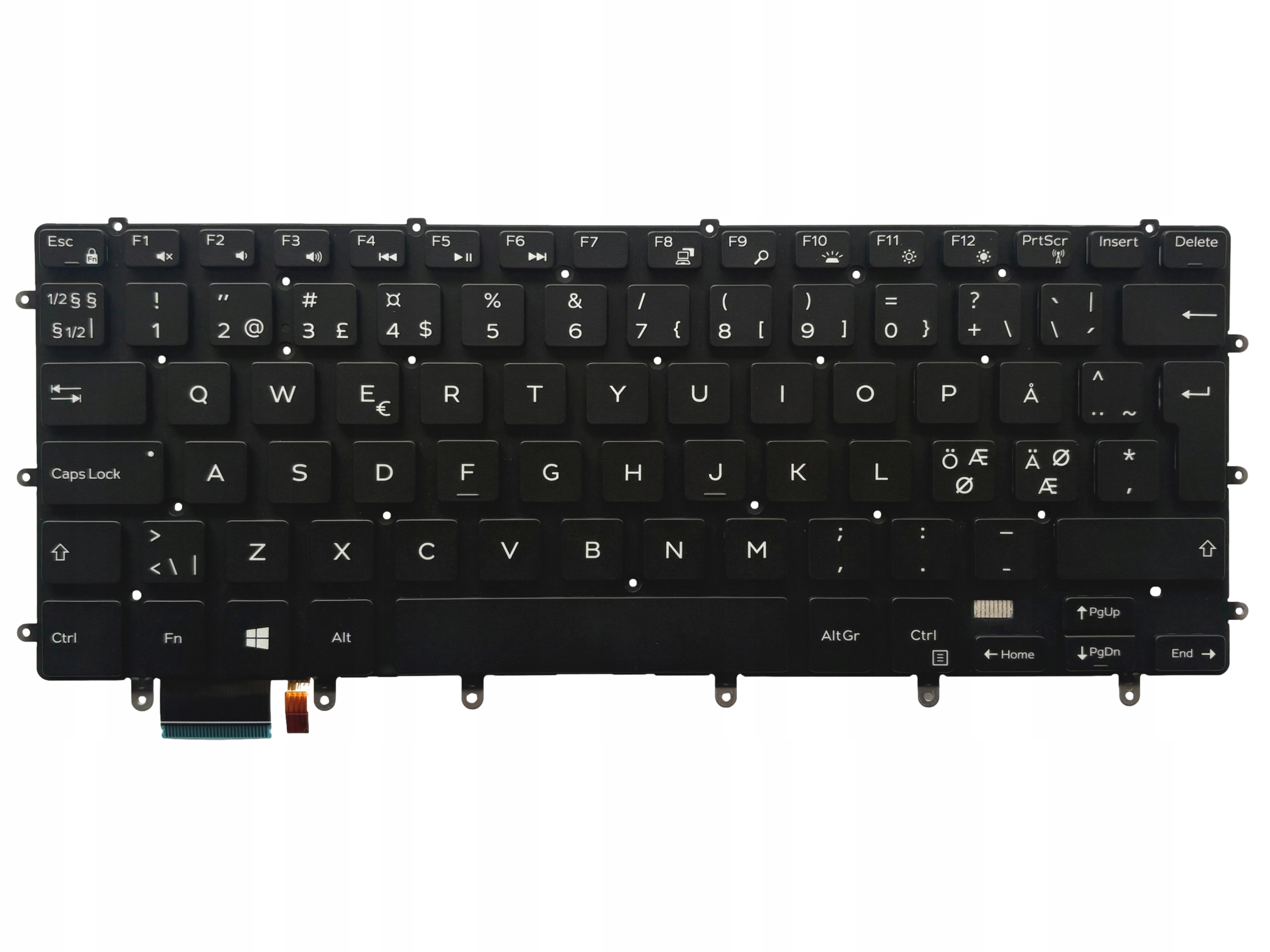 Klawiatura Dell Xps 15 9550 9560 5510 5520 7558 7579 7568 Led Oryginał No