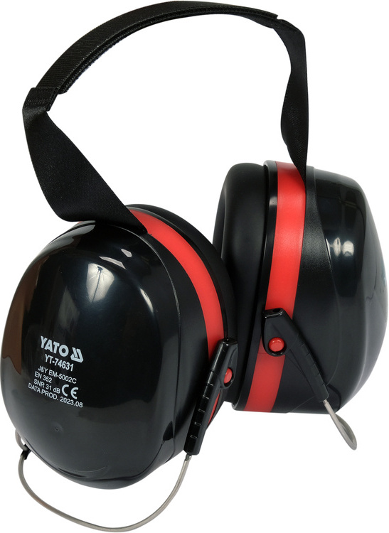 NAUSZNIKI NAKARKOWE SŁUCHAWKI WYGŁUSZAJĄCE BHP OCHRONNIKI SŁUCHU 31DB Informacje o bezpieczeństwie CE