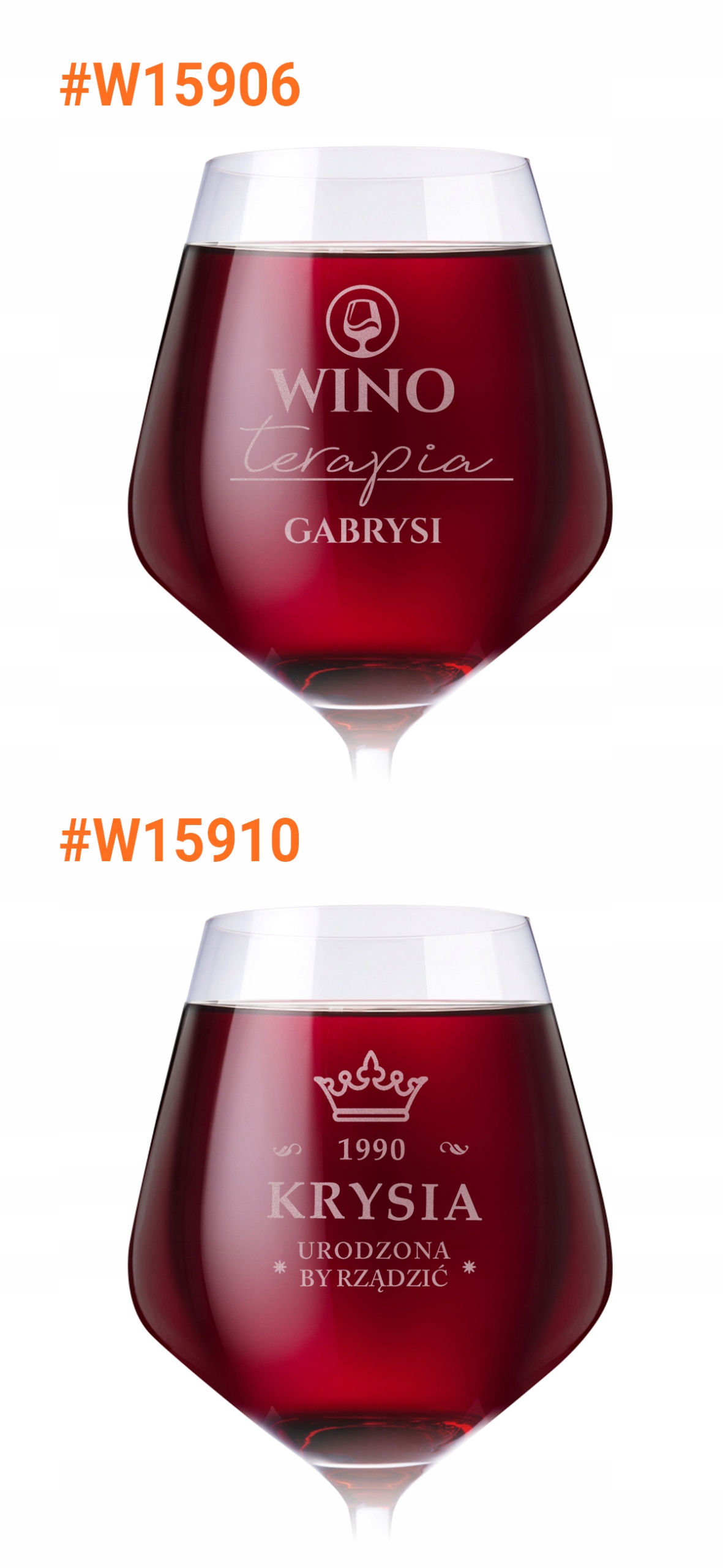 Mega kieliszek do wina XXL 860 ml GRAWER urodziny Przeznaczenie kieliszki do wina czerwonego