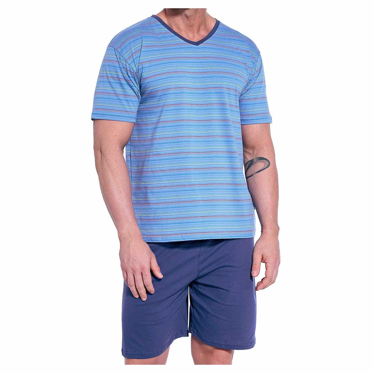 Cornette Pánské pyžamo Various 330/42 plus 4XL