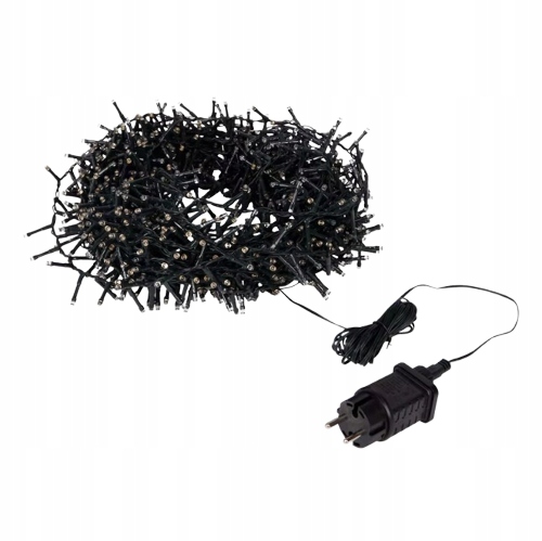 LAMPKI CHOINKOWE WEWNĘTRZNE ZEWNĘTRZNE 1250LED CIEPŁE BIAŁE OŚWIETLENIE 30M Liczba lampek więcej niż 1000