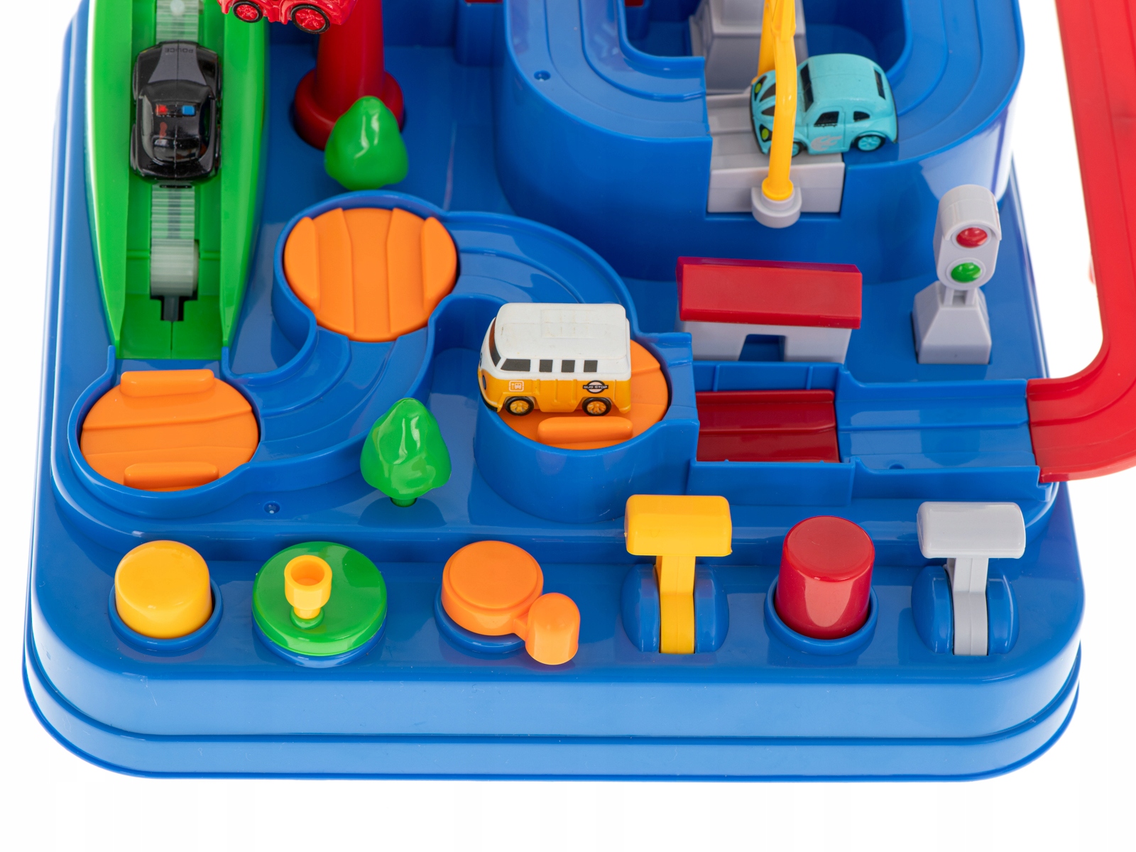 ZABAWKA INTERAKTYWNA TOR PRZESZKÓD SAMOCHODY DLA 3, 4, 5 LATKA+ Model KX6012