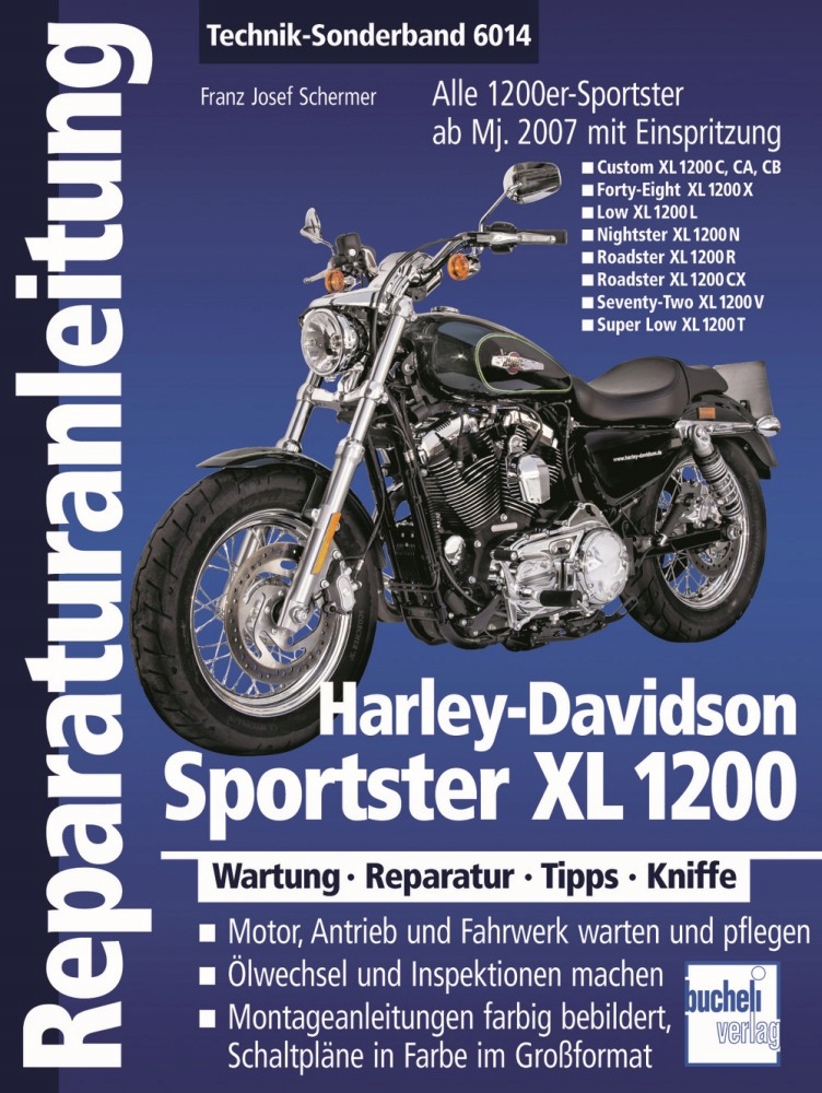 Harley-Davidson Sportster 1200 2007-17 інструкція