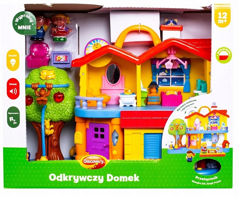 ODKRYWCZY DOMEK PO POLSKU DUMEL DISCOVERY + GRATIS Certyfikaty, opinie, atesty CE