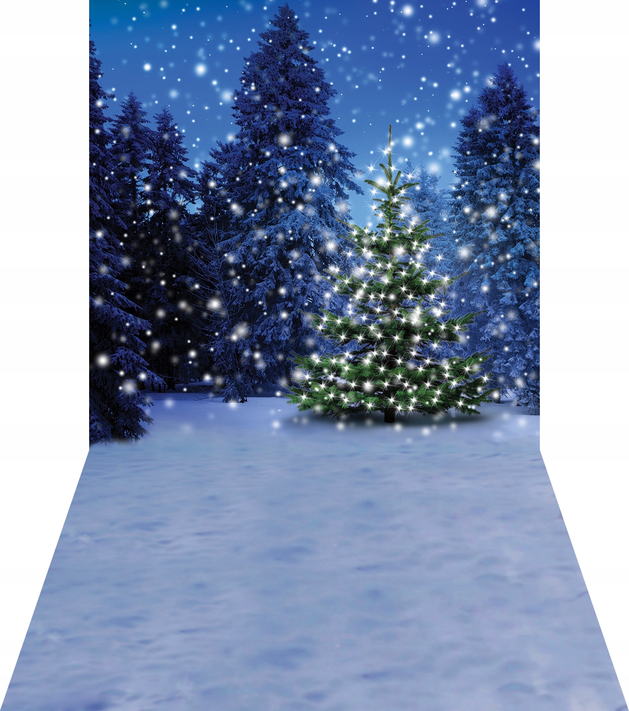Grube tło ŚWIĄTECZNE, święta ZIMA 180x400 sw030