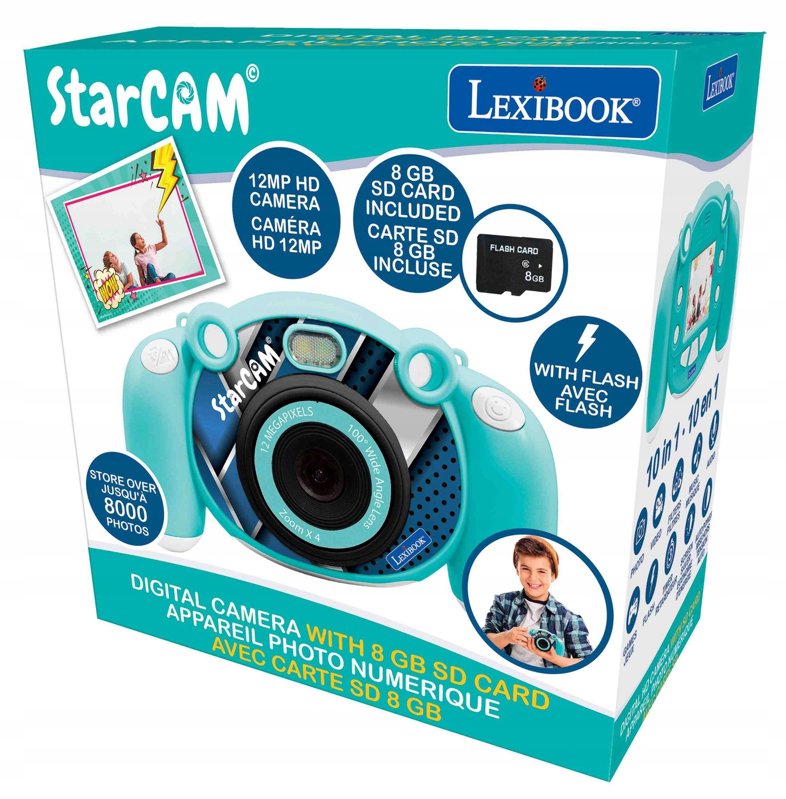 Kamera I Aparat Fotograficzny Hd Starcam Lexibook DJ080; one size