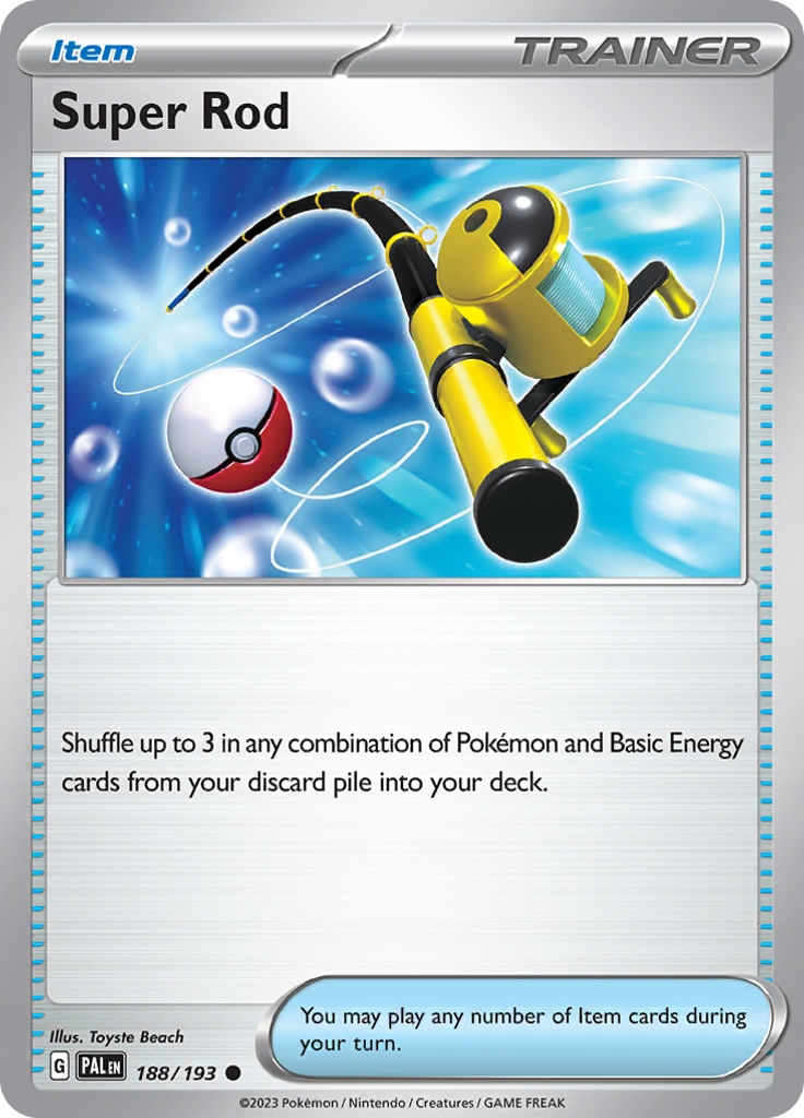Super Rod - 188/193 - Paldea Evolved - Karta Pokemon