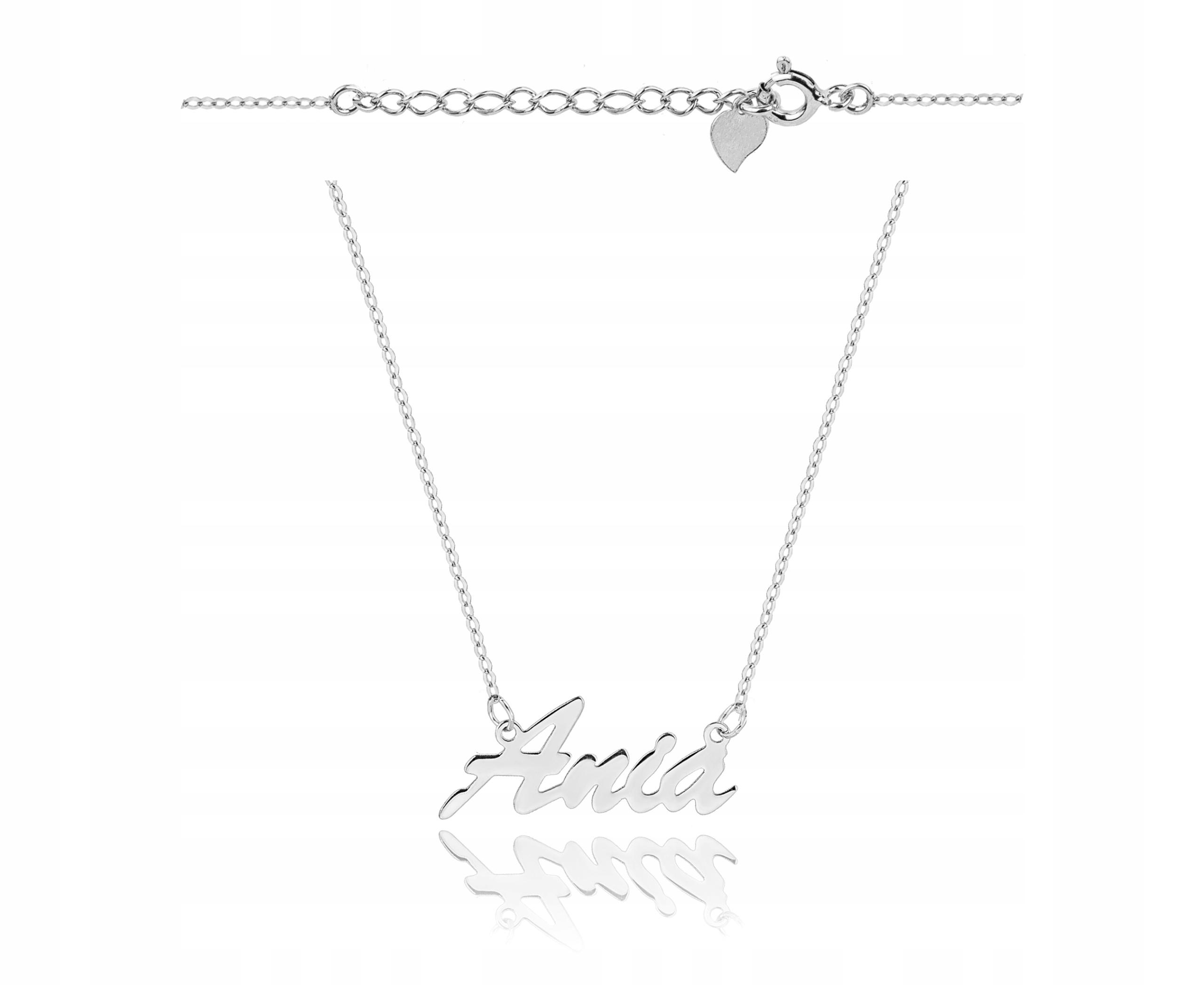 Stříbrný náhrdelník se jménem Ania 925 váš gravírování