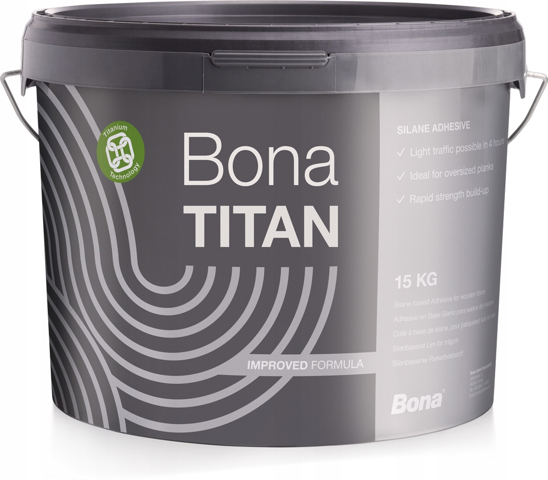 Bona Titan 15 kg silanové lepidlo na parkety a dřevo, pevné a rychlé lepení