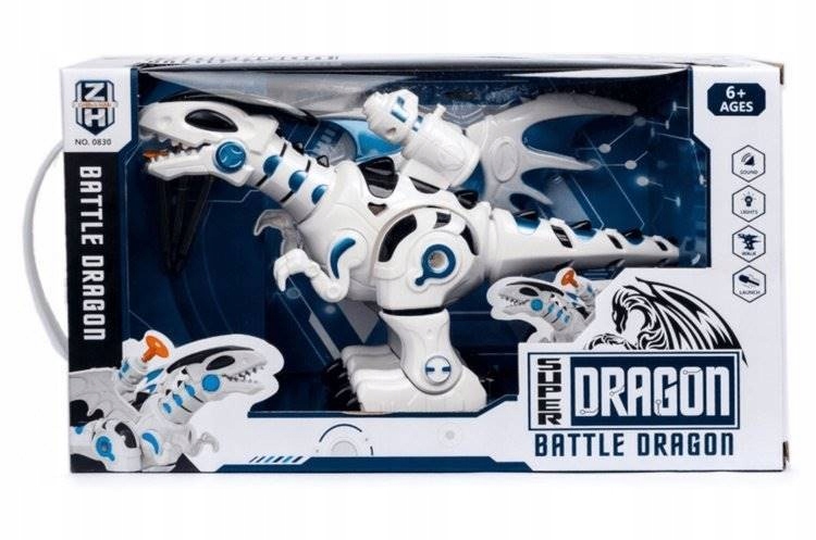 MEGA DINOZAUR ZDALNIE STEROWANY RYCZY ŚWIATŁO RUCH INTERAKTYWNY PILOT Kod producenta robo figurka duży dinozaur sterowany