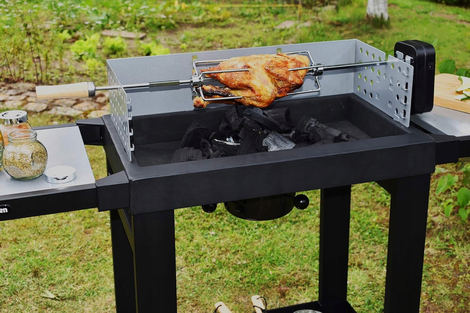 Cook'in Garden AC296 Grillowy ruszt Kolce do kurczaka 83 cm do 10 kg Producent inna