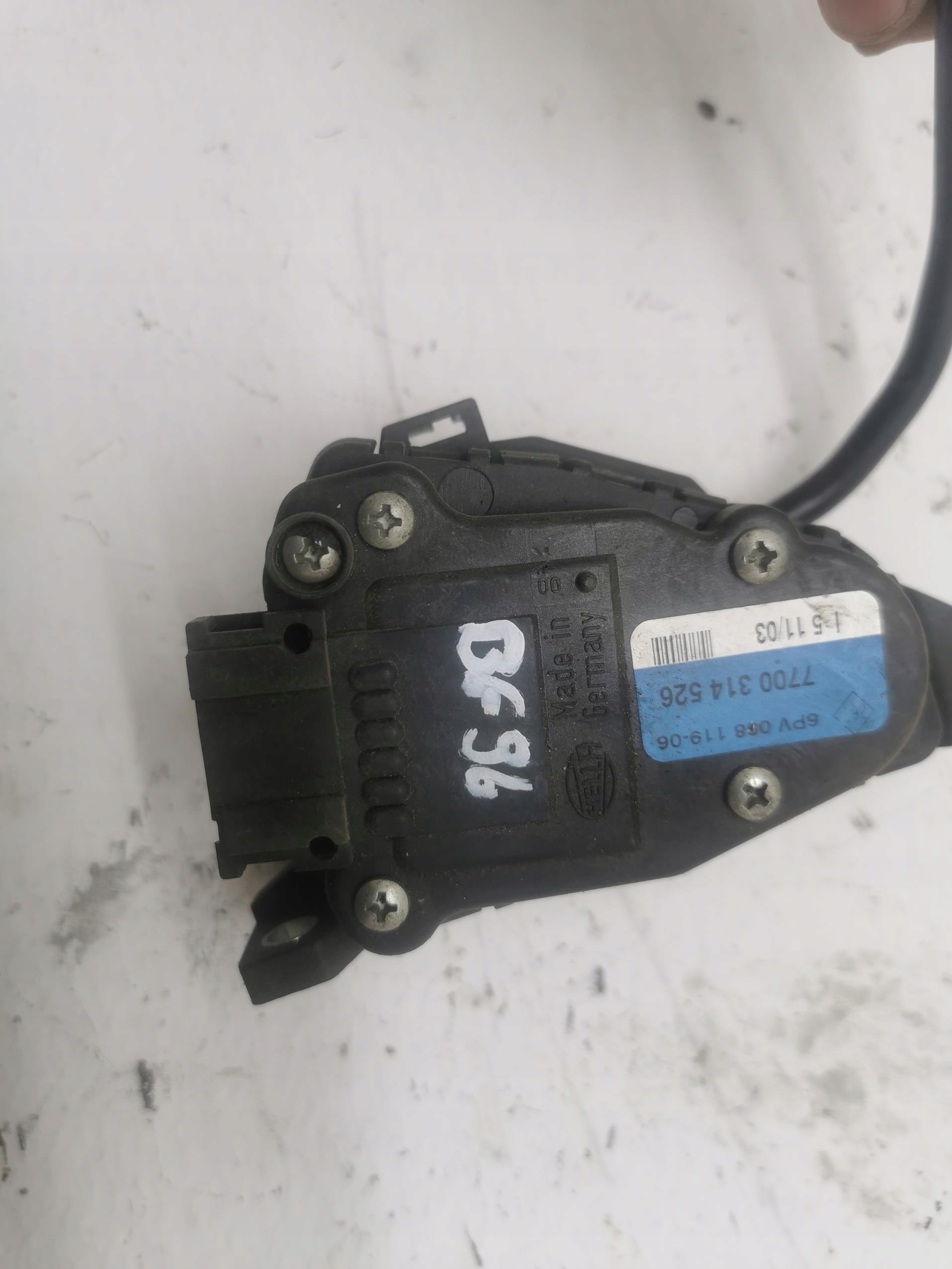 potentiometer Gas RENAULT MASTER II 7700314526