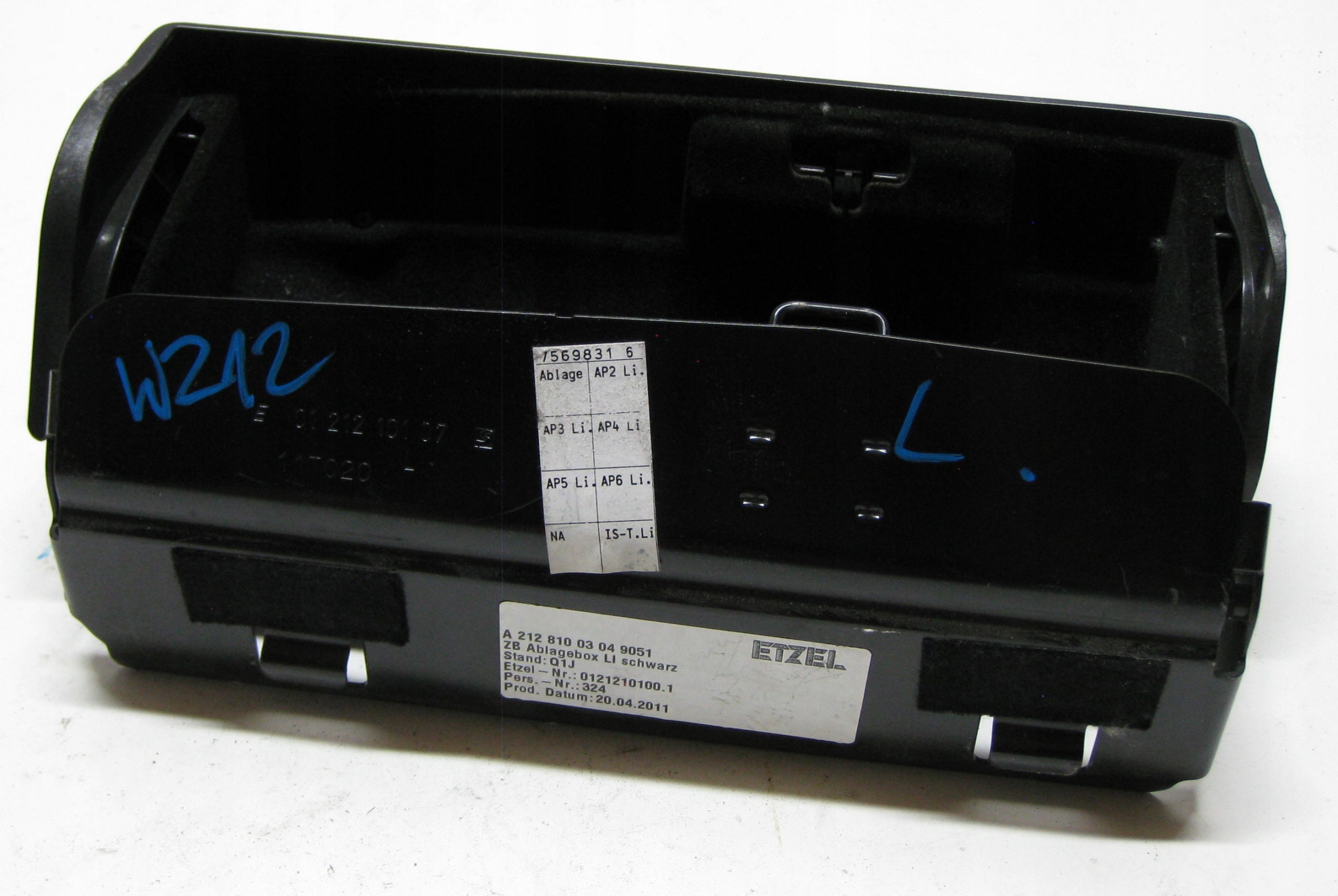 MERCEDES W212 E KLASA 11r passenger compartment seat left front A2128100304