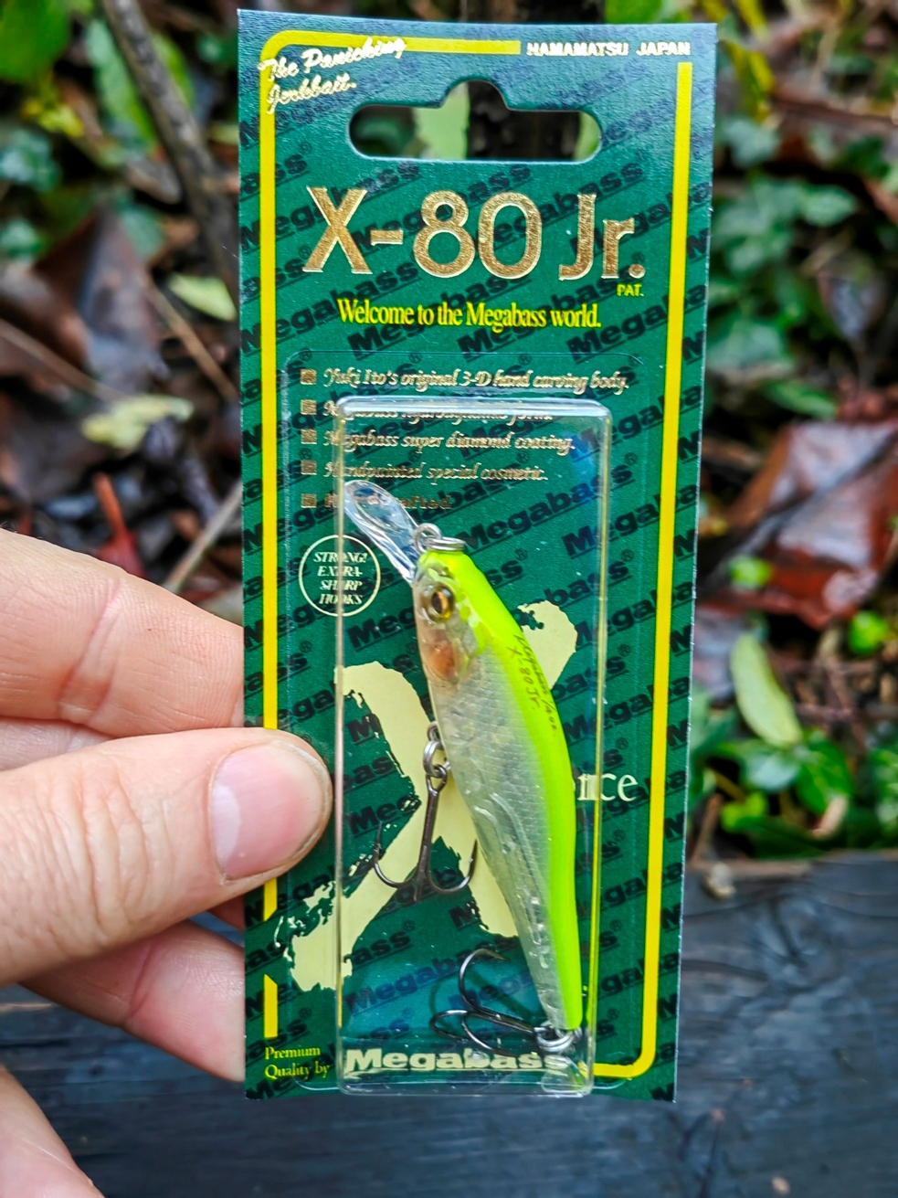 Japoński Megabass X-80 Jr. 6,5 cm 7 g Neutralny Killer Invisible Chart