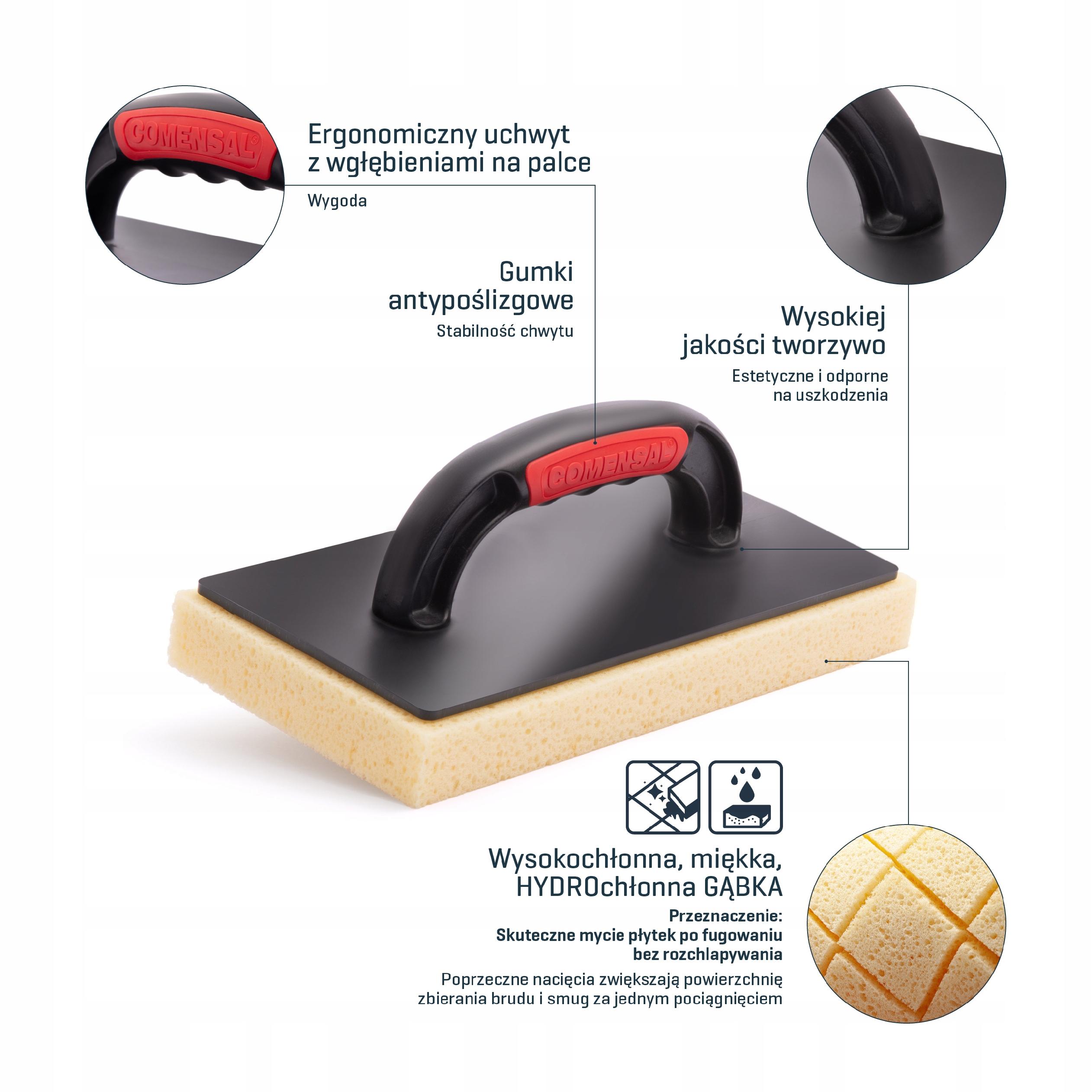 COMENSAL Paca z Gąbką gęstą HYDROCHŁONNA nacinaną Typ paca