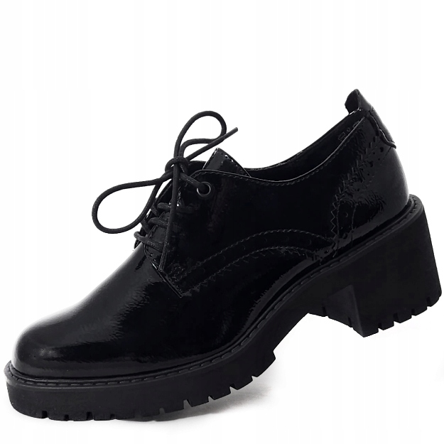 Dámské polobotky Laki Feel Me Marco Tozzi Černé 100% Vegan 23769