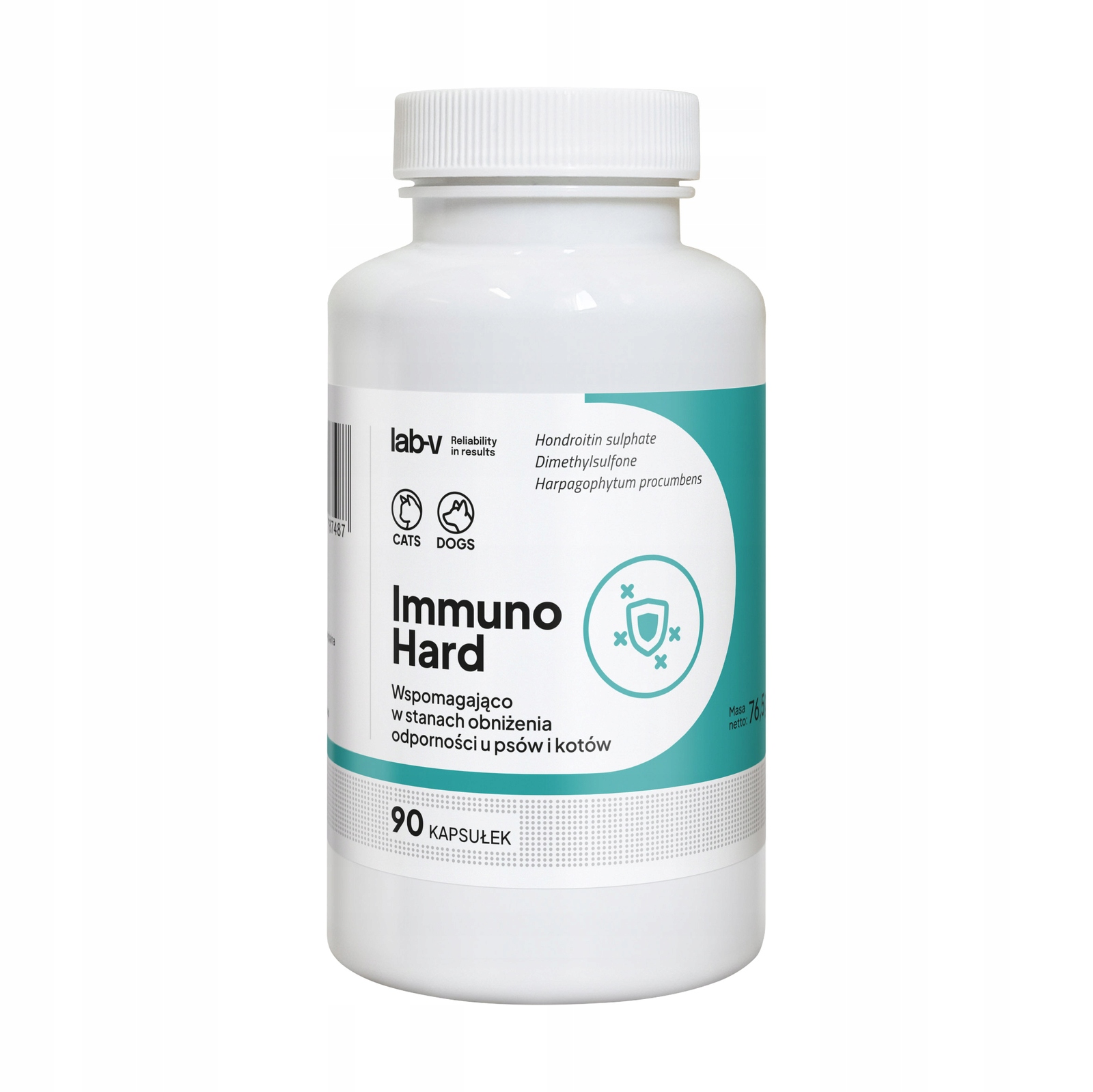 Lab-v Immuno Hard Posílení imunity pro psy a kočky 90 kapslí
