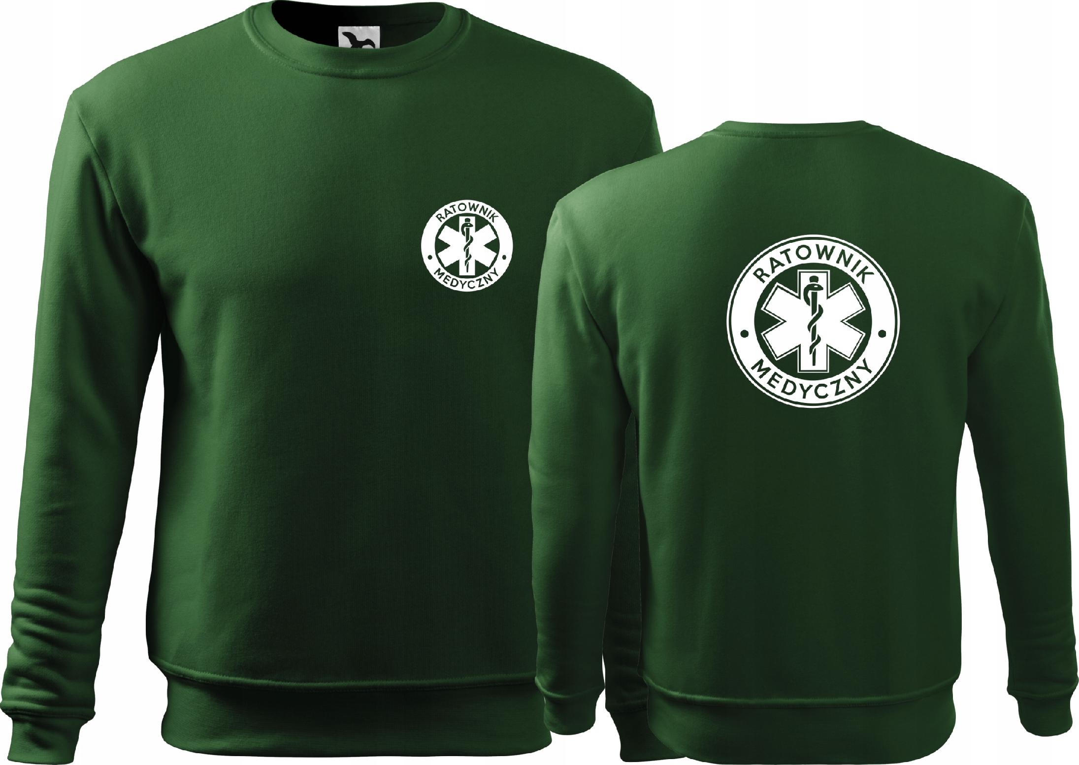 

Ciepła bluza medyczna nadruk Ratownik Medyczny 3XL