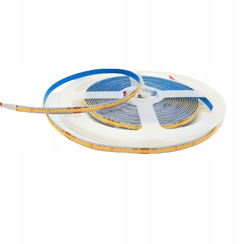 Taśma Led Cob 3000K 300LED/m Pro 24V 5mm Biała Neutralna Wąska 5m