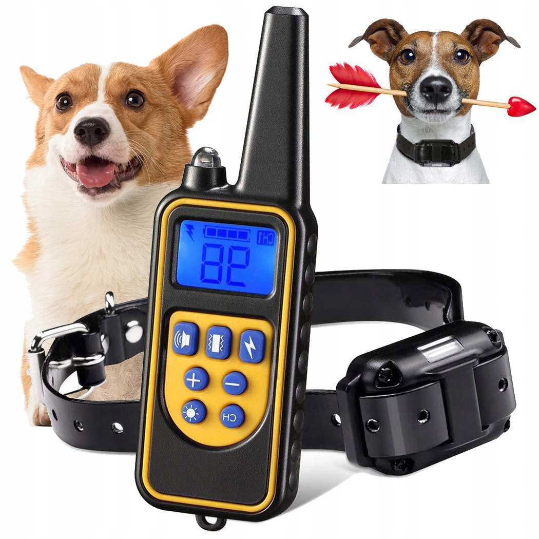 Levně Elektrický Výcvikový Obojek Pro Psa S Dálkovým Ovládáním 800 M